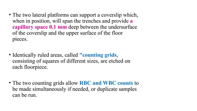 RBC COUNT USING HEMOCYTOMETER.pptx presenting by dr Sangeeta swat ...