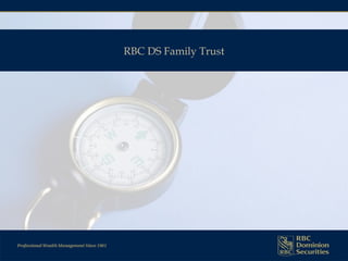 RBC DS Family Trust
 