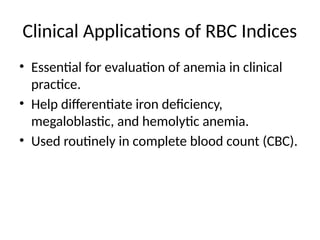 RBC _Indices_anaemia,microcytic Physiology.pptx