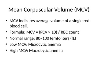 RBC _Indices_anaemia,microcytic Physiology.pptx