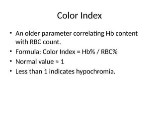 RBC _Indices_anaemia,microcytic Physiology.pptx