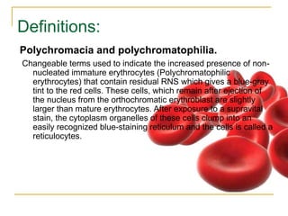RBC morphology and Disease that may be associated with abnormal ...