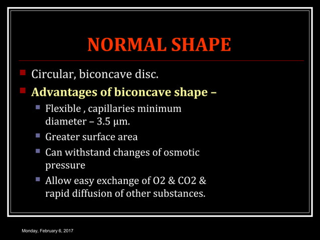 Rbc morphology | PPT | Blood Disorders | Diseases and Conditions