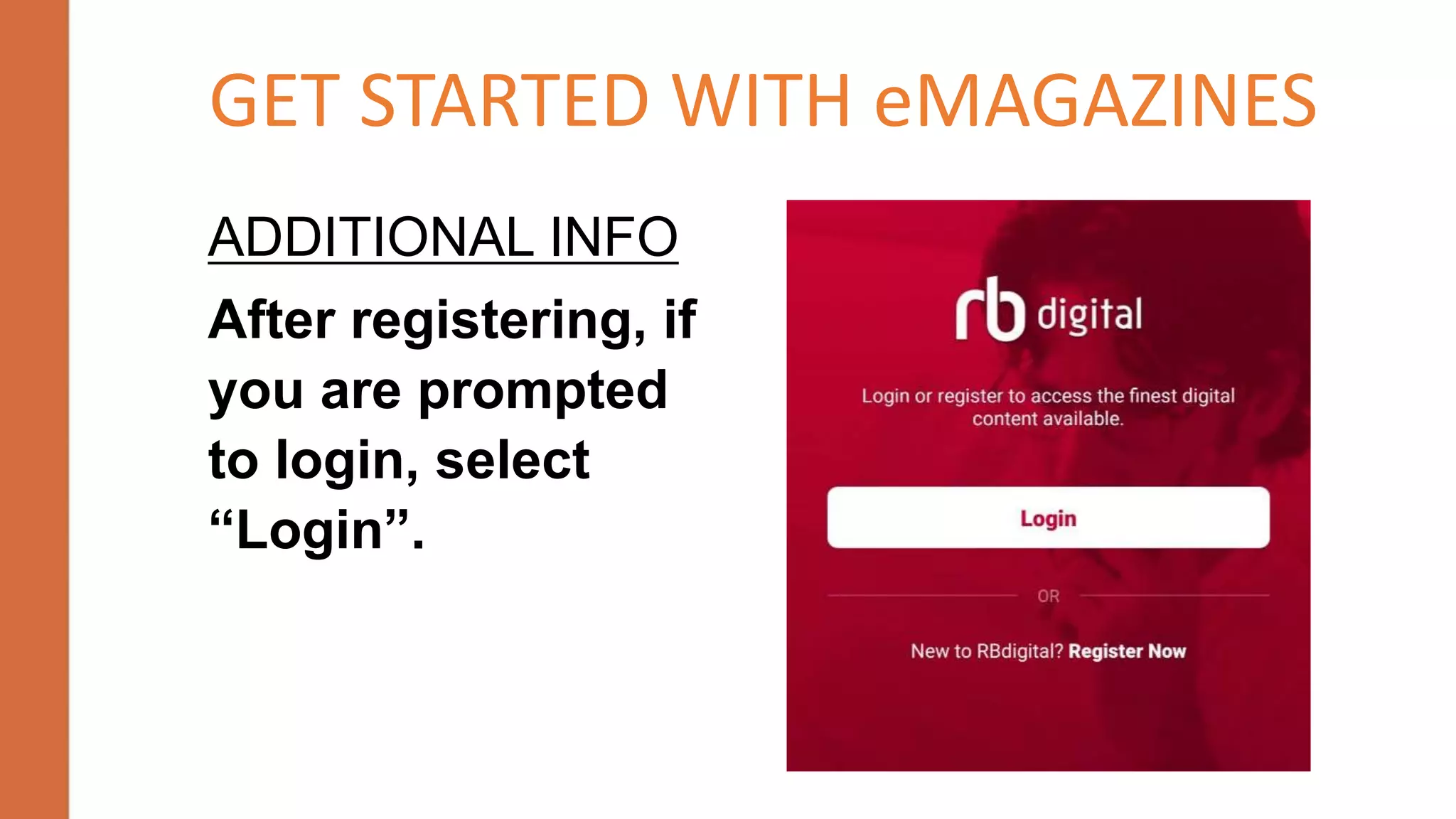 RB Digital Magazines Getting Started PPT Free Download