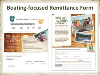 Boating-focused Remittance Form 
