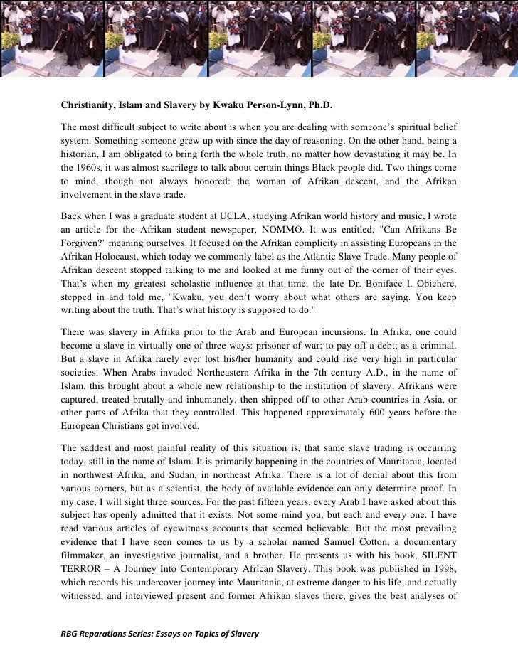 Anti slavery arguments image