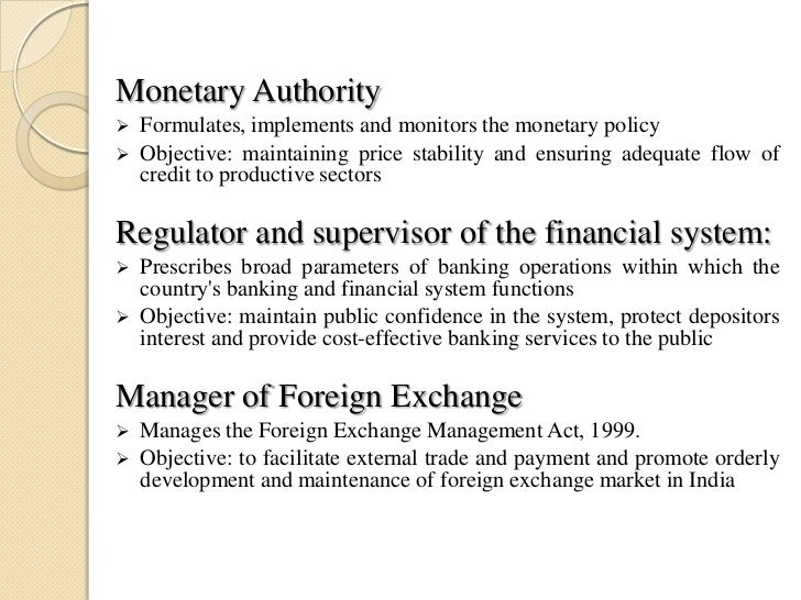 role and functions of rbi role and functions of rbi
