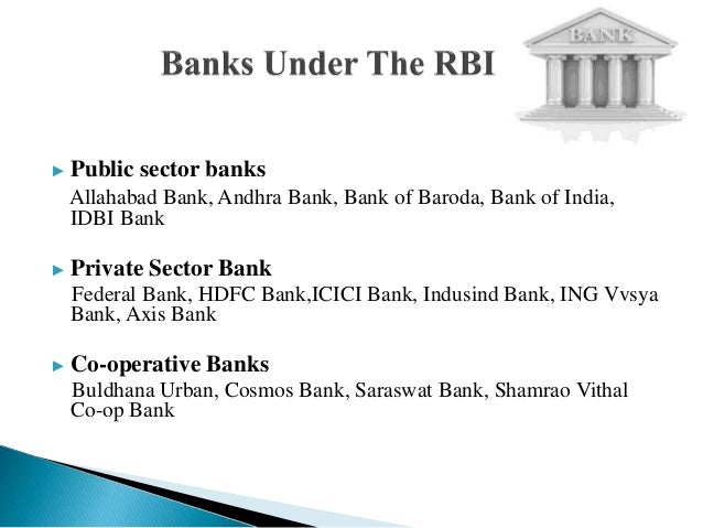 Understanding the Reserve Bank Of India Understanding the Reserve Bank Of India
