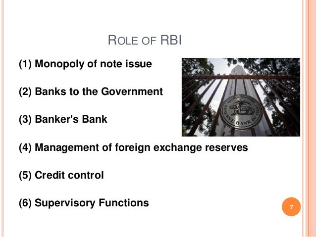 Role of rbi in forex market.ppt