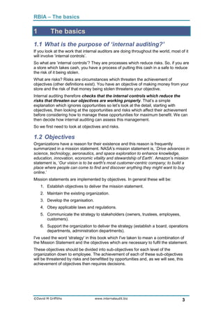 Internal auditing | PDF