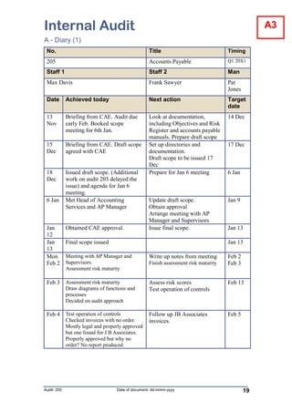 Internal Audit Manual | PDF
