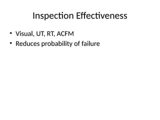 Comprehensive Risk-Based Inspection (RBI) Strategy Using API 581 for ...
