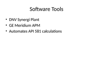 Api Rba Comprehensive Risk-Based Inspection (RBI) Strategy Using API 581 for ...