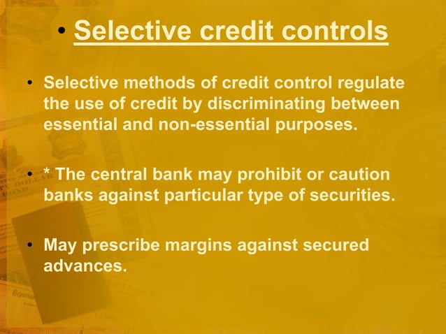 Rbi Credit Control Rbi Credit Control