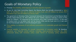 Reserve Bank of India & Indian Monetary Policy