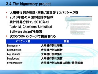 Rにおける大規模データ解析(第10回TokyoWebMining) Slide 26