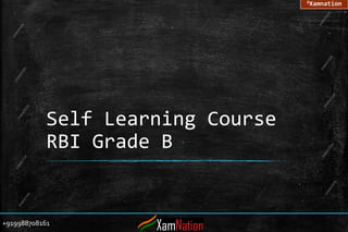 +919988708161
Self Learning Course
RBI Grade B
 