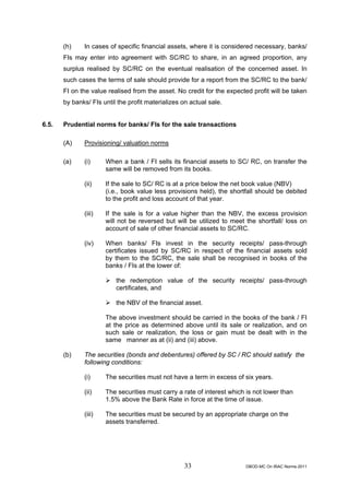 Rbi guidelines asset classifications july 2011 | PDF