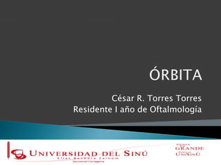 César R. Torres Torres
Residente I año de Oftalmología
 