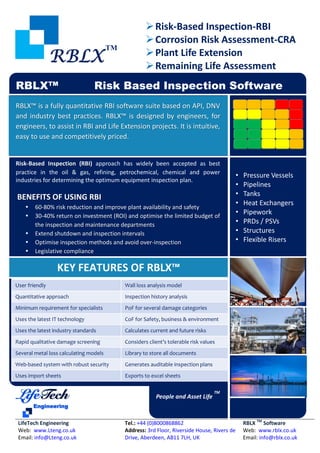Risk Based Inspection-RBI