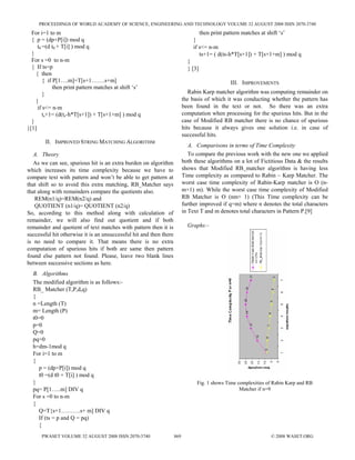 Modified Rabin Karp | PDF