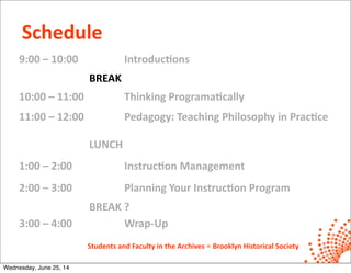Designing an Effective Instruction Program | PDF