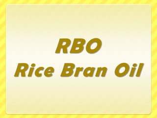 RBORice Bran Oil