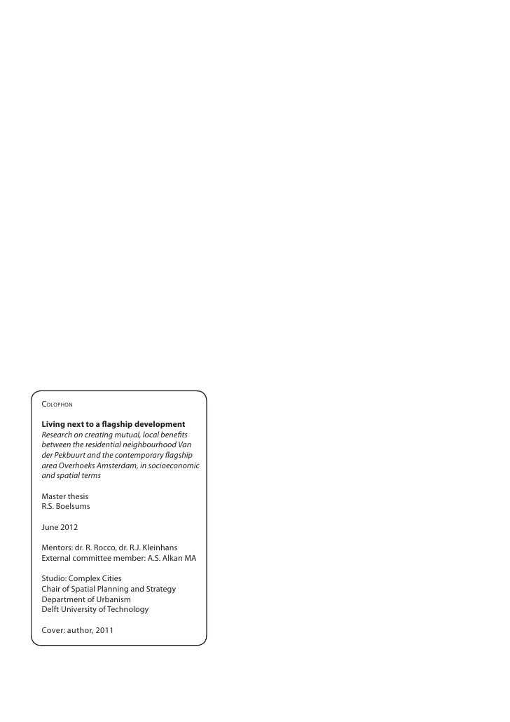 Master thesis business development
