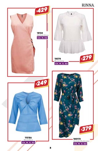 18134
Vestido Rosa
CH, M, EG
$429
115186
Blusa Azul
CH, M, G, EG
$249
18074
Blusa Ivory
CH, M, G, EG
$279
180173
Vestido Multicolor
CH, M, G, EG
$379
8
 