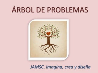 ÁRBOL DE PROBLEMAS
JAMSC. Imagina, crea y diseña
 