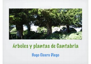 Árboles y plantas de Cantabria
        Hugo Cicero Diego
 
