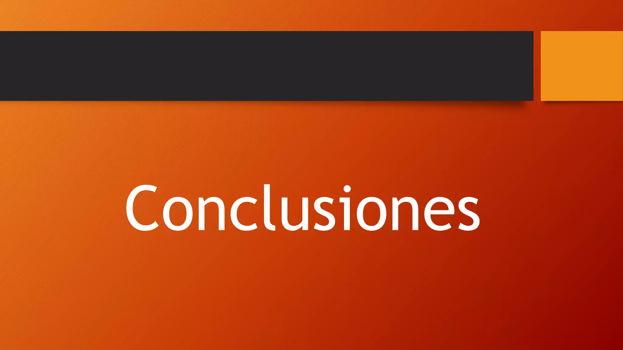 Conclusiones
 