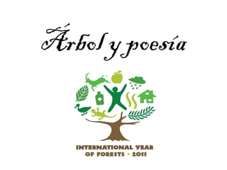 Árbol y poesía 