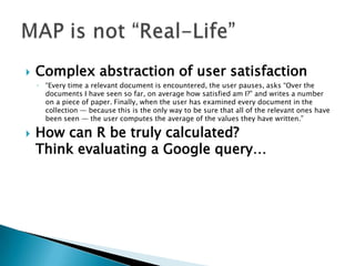 IR Evaluation using Rank-Biased Precision