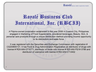 Royale Business Presentation