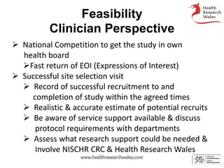 The Role of Health Research Wales in supporting Industry Research in ...