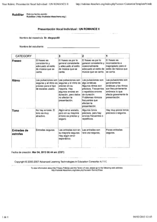 Rúbricas