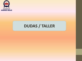DUDAS / TALLER
 
