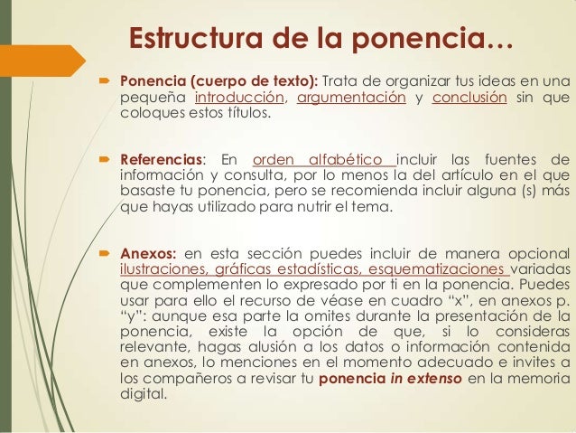 Rúbricas de evaluación para ponencia
