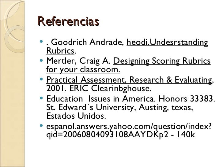 goodrich andrade rubric literary essay The results from the response to literature essay showed no effect of treatment for either boys or girls role of rubric-referenced self-assessment in learning to write heidi goodrich andrade college teaching published online: 7 aug 2010. goodrich andrade rubric literary essay The results from the response to literature essay showed no effect of treatment for either boys or girls role of rubric-referenced self-assessment in learning to write heidi goodrich andrade college teaching published online: 7 aug 2010.