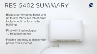 Ericsson RBS 6402 Indoor Pico Cell | PDF