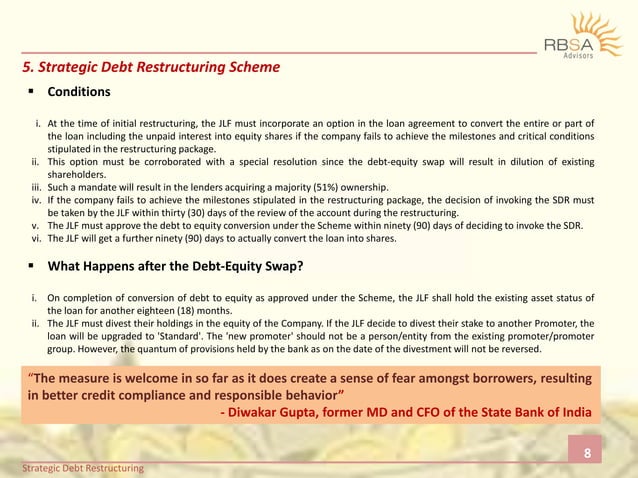 Strategic Debt Restructuring | PPTX | Home Financing | Personal Debt