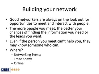 Business Networking Basics | PPTX