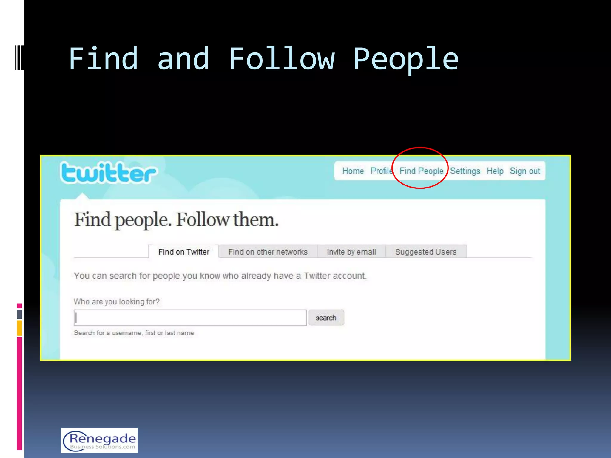 Find and Follow People
 