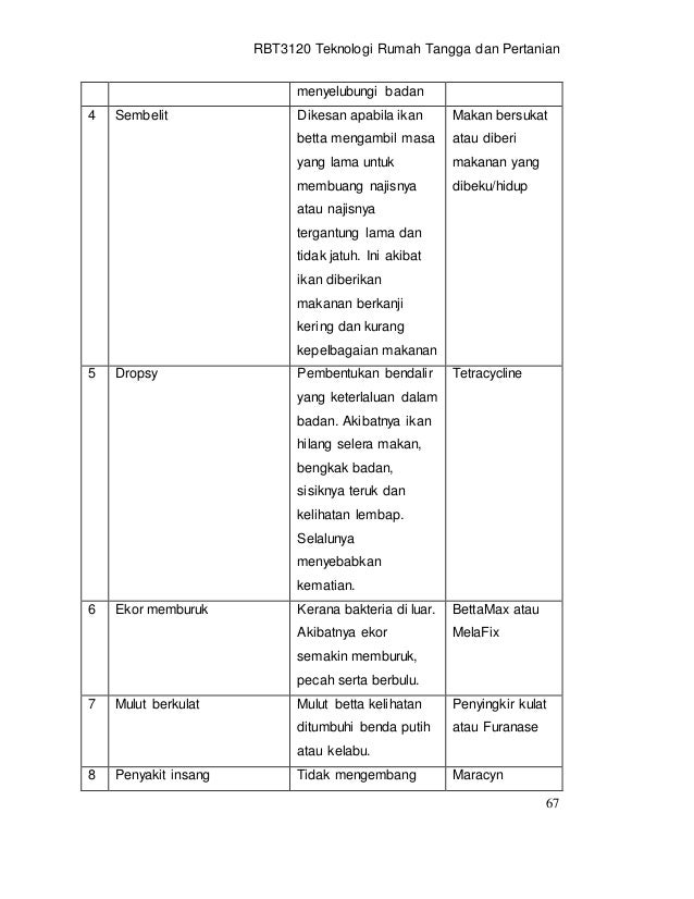 Rbt3120 murni gold course modul jahitan & pertanian