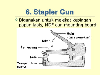 

Digunakan untuk melekat kepingan
papan lapis, MDF dan mounting board

 