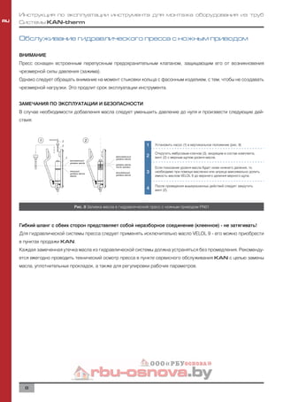 Инструкция по эксплуатации пресса (ручного и гидравлического) | PDF
