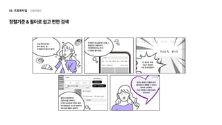 스토리보드
05. 프로토타입
정렬기준&필터로쉽고편한검색
 