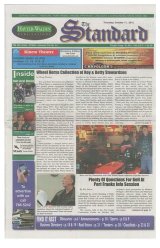 R & B Wheel Horse Stables - The Standard Article
