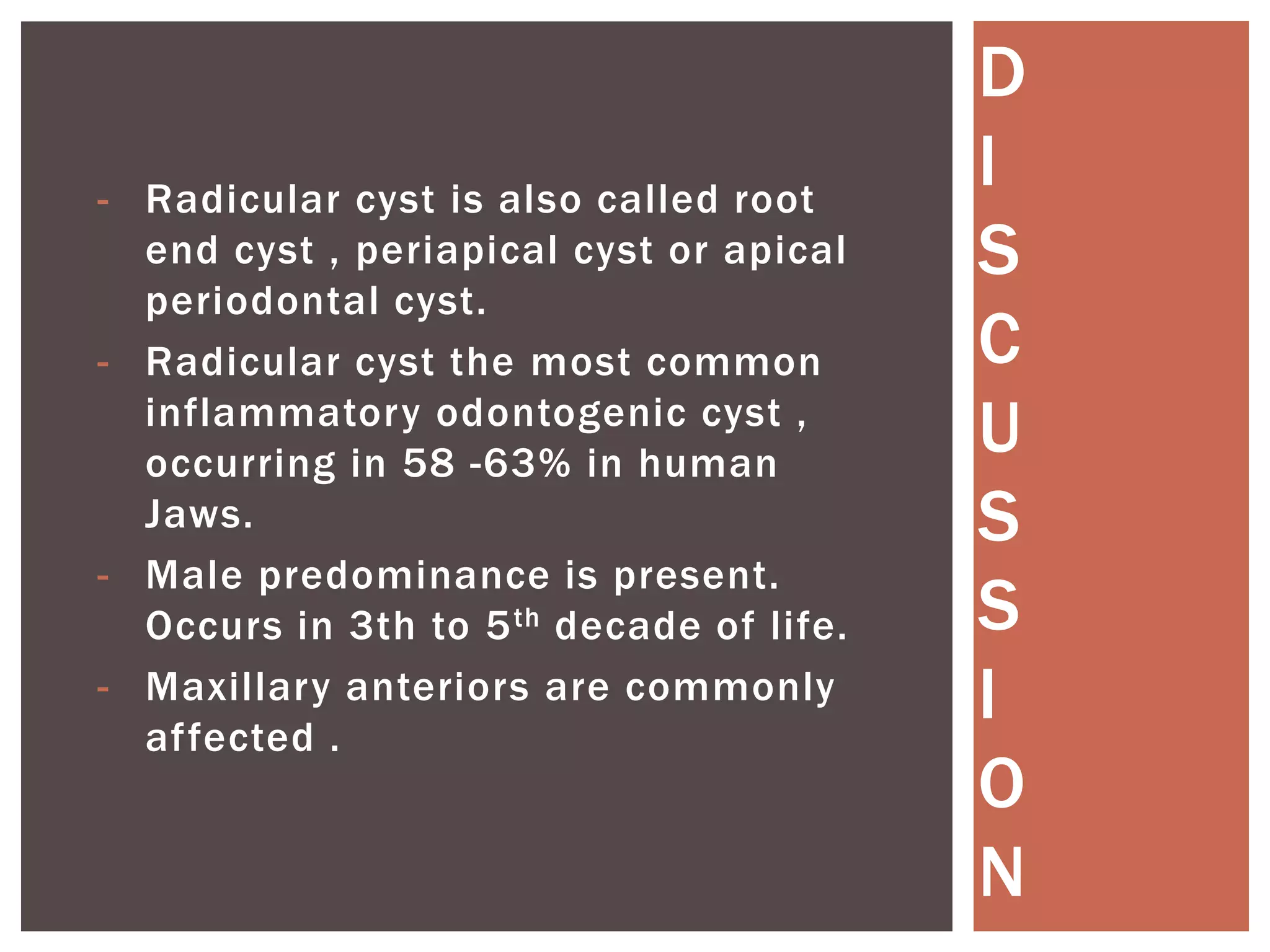 Radicular cyst | PPT
